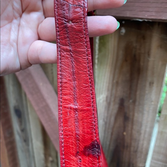 Vintage Oxblood Eel Skin Purse - Picture 3 of 3